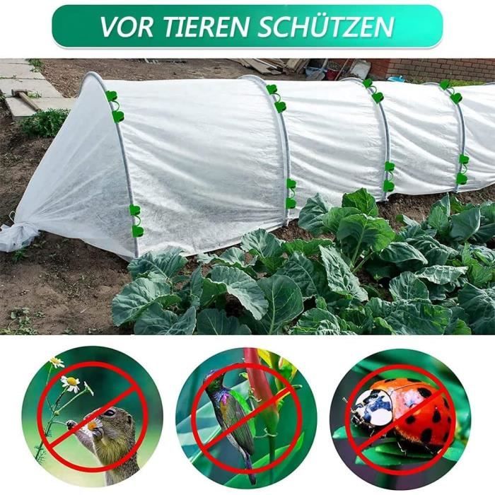 Arceau Pour Serre Tunnel - Cerceau - 30PCS - Fibre De Verre - Résistant Au Gel - Kit Complet