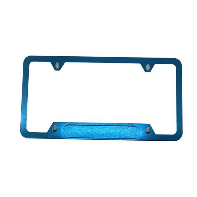 Support De Plaque D'immatriculation Sans Cadre - Acier Inoxydable 280x200 Mm - Épaisseur 0,8 Mm - Fabriqué En UE - 2