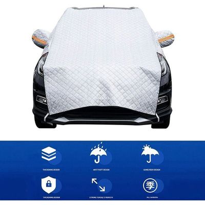 Housse Pare-brise Voiture Pour Peugeot Expert 2000-2024 - Protection 4 Saisons, Bandes Réfléchissantes