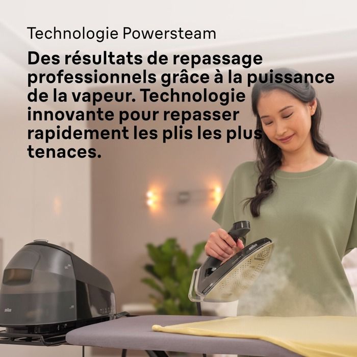 Fer à Repasser Braun CareStyle 5 - Vapeur Puissante 150 G/min