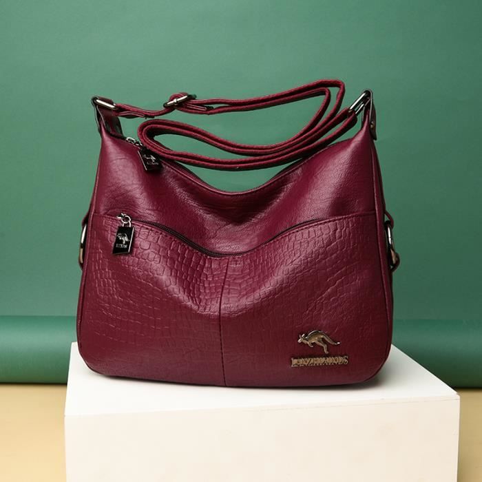 Or Sacs a main en cuir de bonne qualite pour femmes sacs a bandouliere de luxe de styliste nouvelle colle Cdiscount Bagagerie Maroquinerie