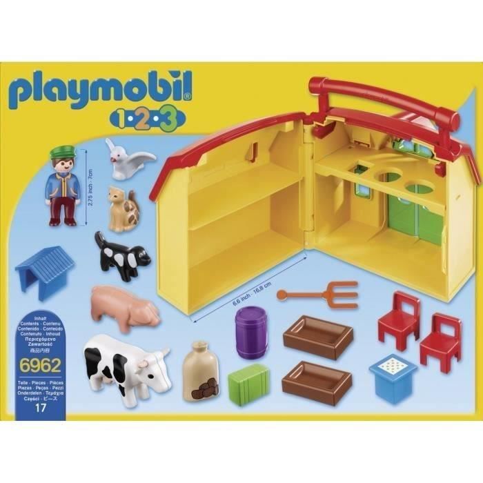 PLAYMOBIL - 6765 - Arche de Noé transportable - Jaune - Plastique - Enfant  - Mixte