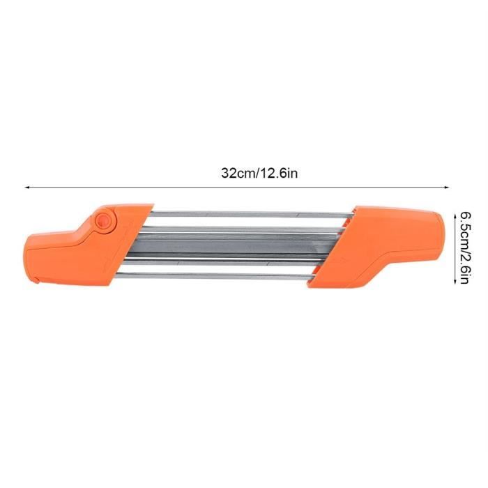 Lot De 2 Limes Rondes McCulloch 4 Mm FLO002 - Affûtage Pour Chaîne De Tronçonneuse - Réf. 00057-76.157.02