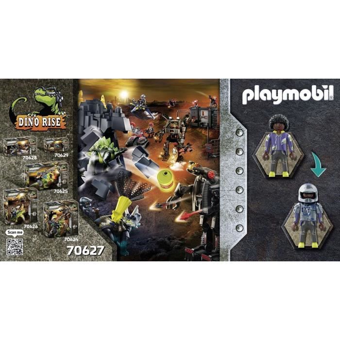 Playmobil 70623 Dino Rock- Dino Rise- Dino Rise- Dinosaure Aventure :  : Jeux et Jouets