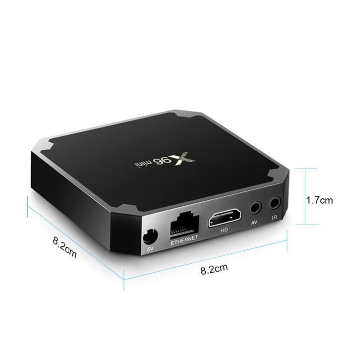 Boîtier multimédia Décodeur X96MINI TV BOX 2G + 16G S905 W2 5G Android 11 -  Cdiscount TV Son Photo