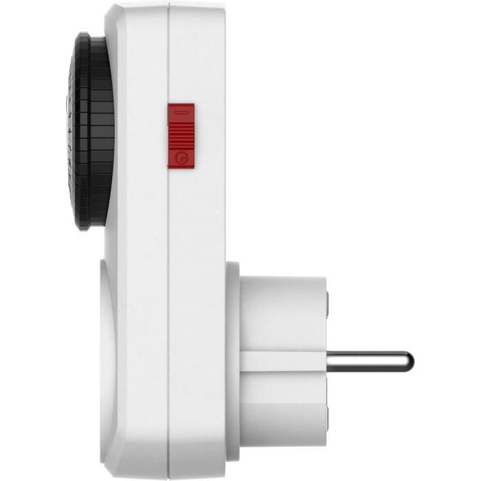 Lot De 2 Programmateurs Mécaniques Extérieurs Étanchés – 15 Min – Jusqu'à 48 Cycles/Jour – IP Protection Humidité