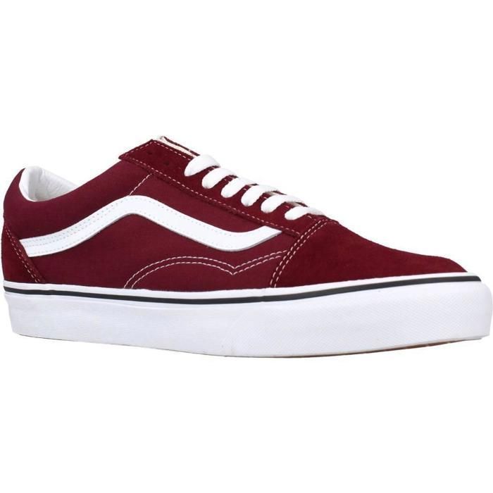 Sneakers VANS UA Old Skool Rouge Homme Bordeaux Bordeaux