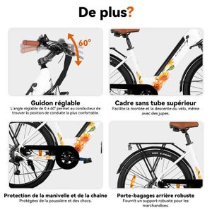 Lot de 2 protections de dérailleur arrière pour vélo pliant, modification