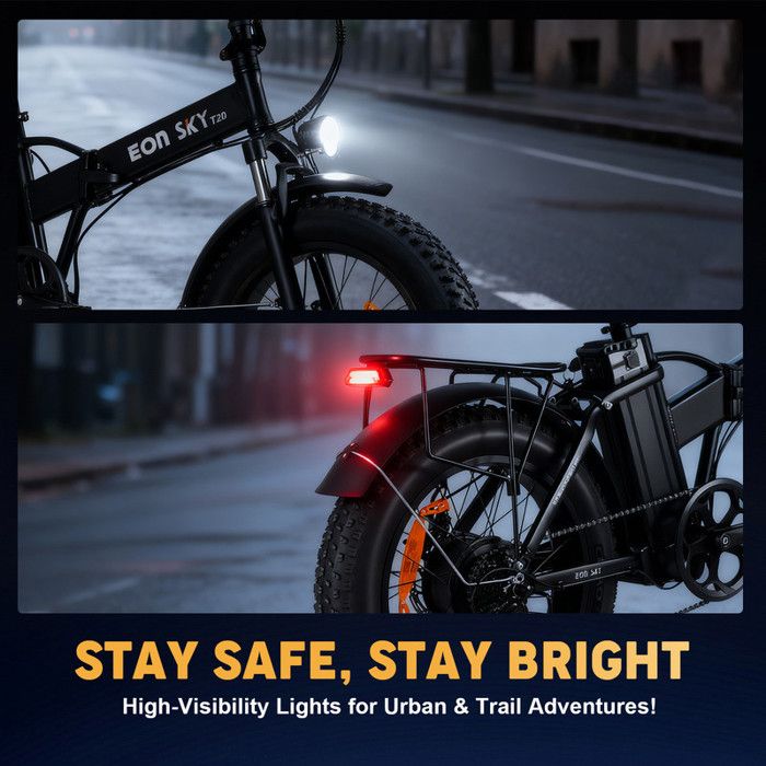 Vélo électrique Pliant VDL 16 Pouces 250W 36V 12.8Ah Noir