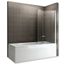 Baly Pare Baignoire Rabattable En Verre 6 Mm Transparent 120 X 140 Cm Achat Vente Porte De Baignoire Pare Baignoire Trans 120x140 Cdiscount