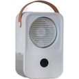 Climatiseur mobile sans évacuation, réservoir 650ml, refroidissement brume glacée portable blanc pour maison et CLIMATISEUR MOBILE
