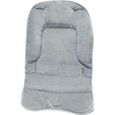 Coussins de confort pour chaise haute bébé enfant - Gris perle - Monsieur Bébé-0