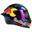 Casque de moto cross-country, casque de moto cross-country Red Bull intégral Certification ECE pour moto homme course de montagne-0