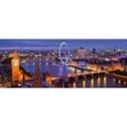 Puzzle Adulte Panorama Ville De Londres La Nuit - 1000 Pieces - Collection Monuments Angleterre-0