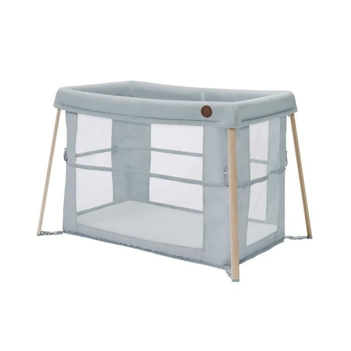 MAXICOSI IRIS ECO, Lit de voyage 2 en 1 Compact De la naissance à 3 ans, Beyond Grey