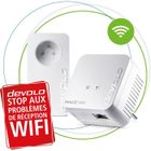 DEVOLO Magic 1 WiFi mini - Starter Kit - 2 adaptateurs CPL - 1200 Mbit/s