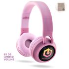 Casque sans fil - PowerLocus - Buddy - Bluetooth - Micro SD - Lumières à LED - Rose