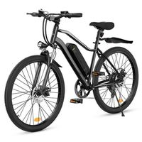 Vélo électrique VTT adulte Noir  26" EB3, Moteur 250W, Batterie Amovible 36V 10.4Ah, 35km/h, portée 100km