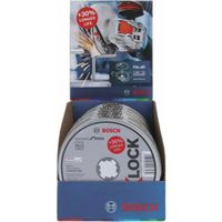 Boîte de 10 disques à tronçonner X-LOCK Standard pour Inox 125 x 1,6 mm T41 - BOSCH - 2608619364