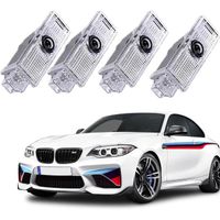 Paquet de 4, Type projecteur de lumière de voiture, lumière de porte, projecteur de porte de Logo BMW pour série 1 2 3 4 5 6 7er M G