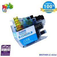 Cartouche d'encre Pour Brother LC-422 XL Cyan LC-422 Brother Compatible