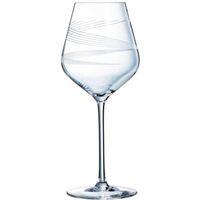 4 verres à pied 47cl Intense - Cristal d'Arques -ultra résistant 246 Transparent