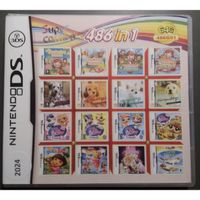 NEW 2024 486 Games in 1 NDS Game Pack Card Super Combo Cartridge for Nintendo DS 2DS 3DS New3DS XL