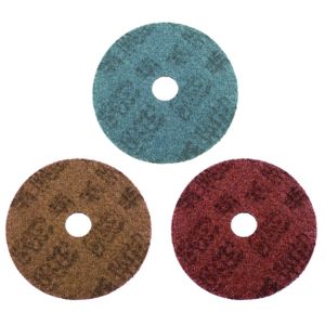 Rouleau Abrasif Non Tissé 3M Scotch-Brite - 100x10000mm, Grain Très Fin Rouge - Pour Métal, Bois, Plastique