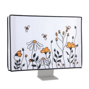 Housse Écran TV 32 Pouces – En Lin Décoratif – Protection Anti-Poussière & Rayures