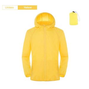 MANTEAU couleur Unisex-jaune taille XXXL Manteau de pluie 