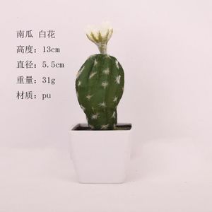 FLEUR ARTIFICIELLE Décoration florale,Plantes artificielles bonsaï cactus, plantes en Pot, fausses fleurs, ornements en Pot pour la - Type 36