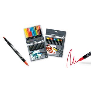 12 Feutres Pinceaux Aqua Brush Duo Manga de LYRA
