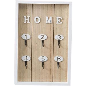 Tableau mural range-clés en bois - Boite à clef coffre rangement maison  decoration pas cher - Cdiscount Maison
