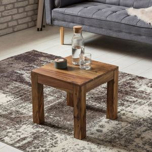 Wohnling Table basse en bois massif dAcacia naturel 45/ cm de large