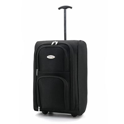 Valise Souple à 2 Roues Orlando Classique - Taille L (73 Cm) - 80 Litres - Noire - Neuve