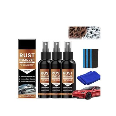 Spray Antirouille 3 En 1 Pour Voiture - Nettoyant, Polissant Et Protecteur Céramique - Lot De 2 Aérosols