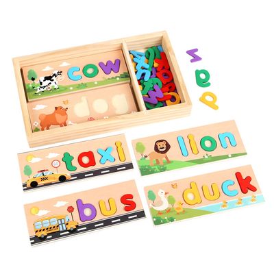 Labyrinthe Magnétique Alphabet Parking – Jeu Montessori En Bois – Lettres, Couleurs, Motricité – Dès 3 Ans – Cadeau éducatif