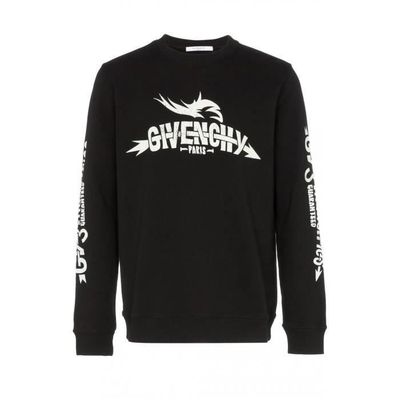 Sweat noir effet vintage Givenchy Homme Manches longues Respirant Noir Cdiscount Pret a Porter