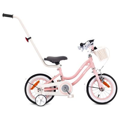 Vélo Rétro Fille Sun Baby Flower 20 Ou 24 Pouces – Cadre Acier, Freins V-brake, Garde-boue, Porte-bagages, Sonnette – Pour Enfants De 6 à 10 Ans