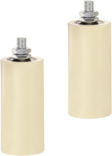 Guide De Rouleau De Portail De 15,2 Cm Avec Support En L, Rouleaux