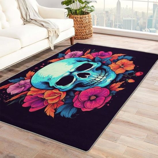 Tapis De Salon 91 X 122 Cm, Motif Tournesol, Lettres Rétro Et Fleurs Jaunes, Tapis De Couloir Antidérapant, Tapis Décoratif Rustique Pour Chambre à Coucher, Dortoir
