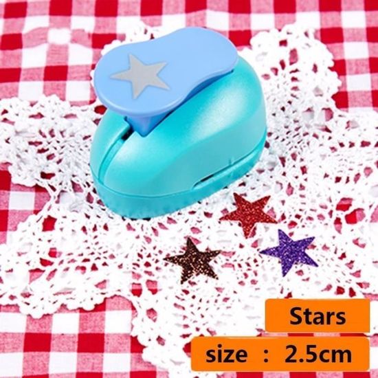 Kit 3 Perforatrices Manuelles - Formes Cœur, Étoile, Cercle Pour Scrapbooking Et DIY