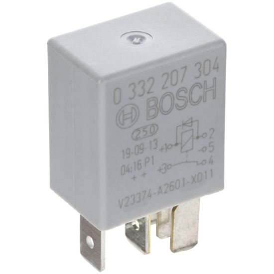 Bosch 0986AH0305 Micro-Relais 12V 10A, 5 Terminaux, IP5K4, Résistance Aux