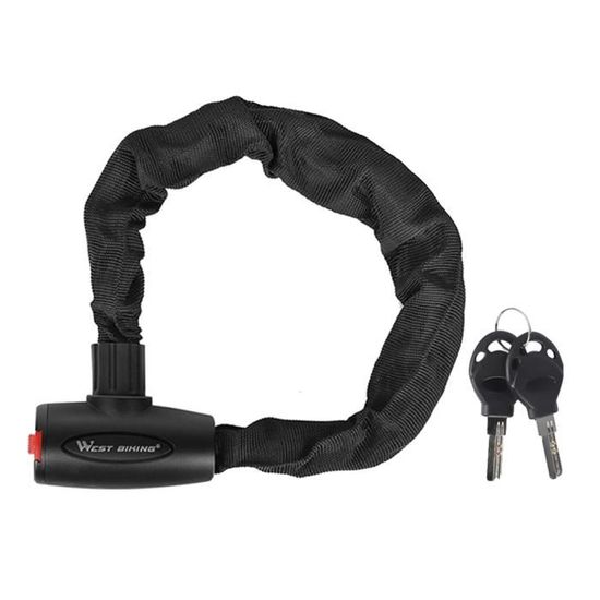 Safeman® Câble Antivol Multifonction – Serrure à Clé Pour Ski, Snowboard Et Vélo, 75 Cm, Léger Et Pratique