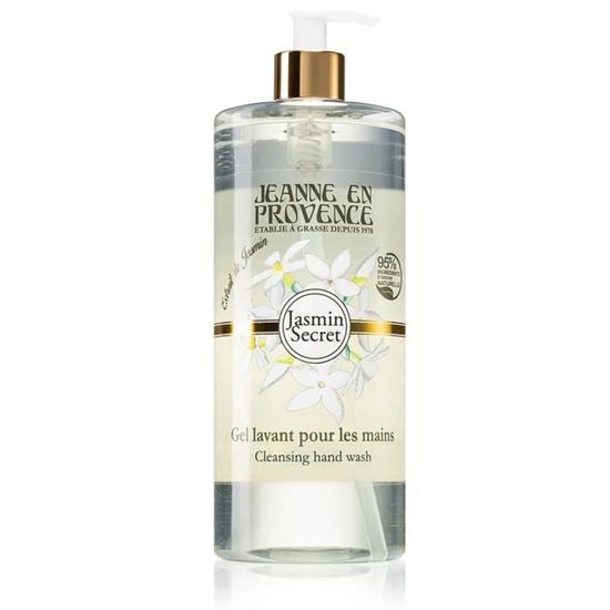Gel Hydroalcoolique Jasmin Secret Jeanne En Provence - 500 Ml, Désinfection 99,9% - Neuf