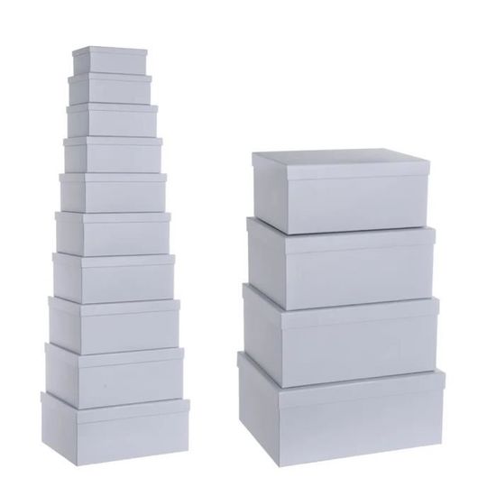 Packer PRO Lot De 10 Boîtes En Carton Ultra Résistantes Avec Poignées 500 X 300 X 300 Mm86