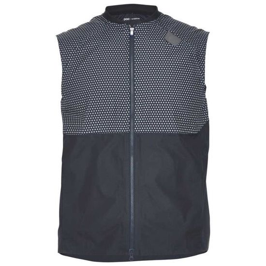 Gilet Cyclisme Homme Pearl Izumi Vent Zippé Blanc Gris Réfléchissant – Taille S