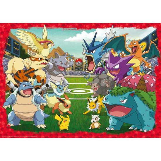 Puzzle Ravensburger 1000 Pièces – L’Aventure Pokémon, 70x50 Cm, Dès 14 Ans