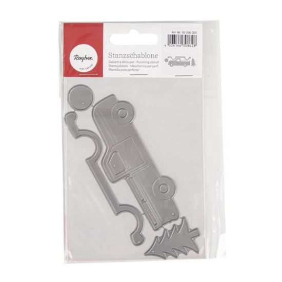 Kit De Gabarits De Découpe Rayher – 4 Matrices Sapins De Noël, Pour Machines De Découpe (Sizzix, Big Shot) - 5