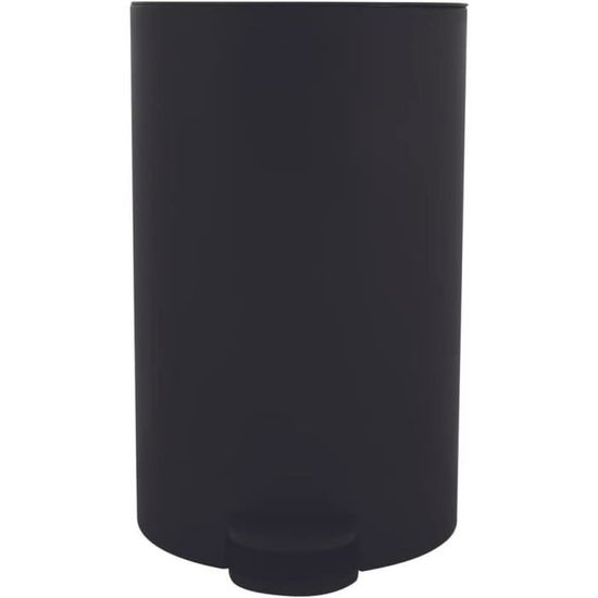 Poubelle Salle De Bain Spirella 1 Litre - Couvercle Pivotant - Blanc - Design Compact